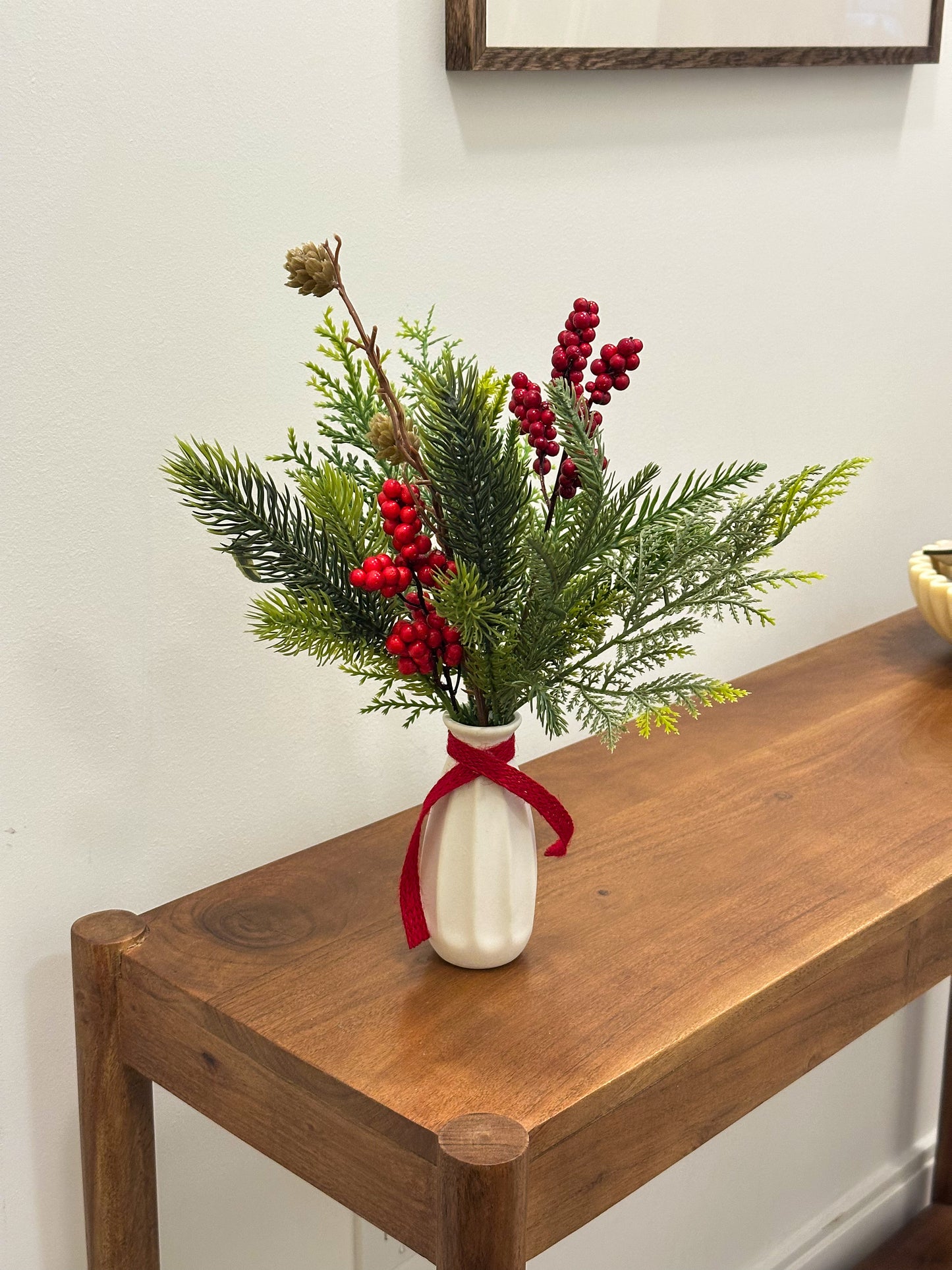 Christmas Bud Vase