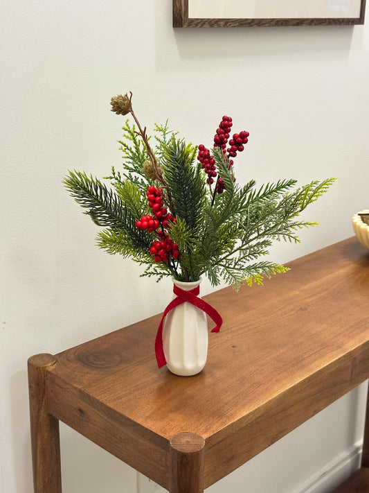 Christmas Bud Vase